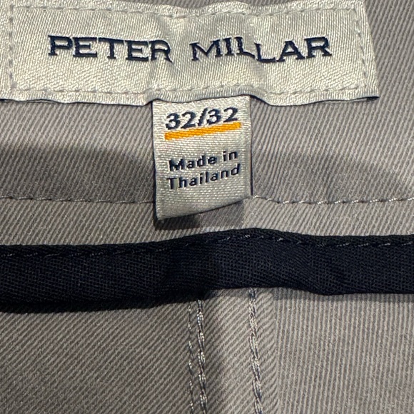 Peter Millar eb 66 5 pocket pants in Gale Grey. - Picture 3 of 5